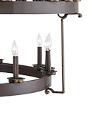 Two Tier Double Ring Chandelier Two Tier Double Ring Chandelier