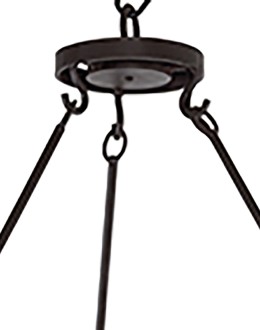 Two Tier Double Ring Chandelier