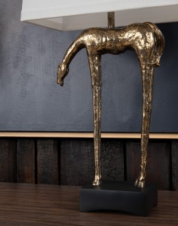 Golden Horse Table Lamp