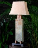 slate stone table lamp