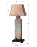 slate stone table lamp