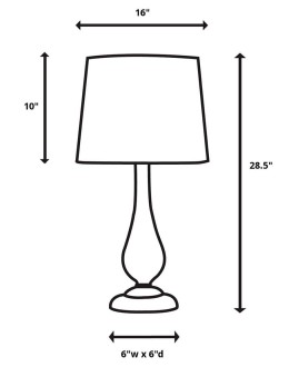 montauk table lamp by uttermost