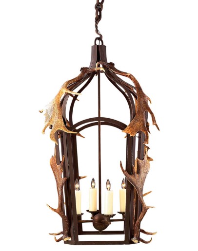 Band Lantern w/Antlers Band Lantern w/Antlers