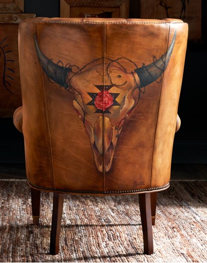 Texas Rose Tufted Leather Chair Texas Rose Tufted Leather Chair