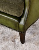 Alamo Olive Leather Chair