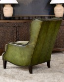 Alamo Olive Leather Chair