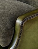 Alamo Olive Leather Chair