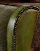 Alamo Olive Leather Chair