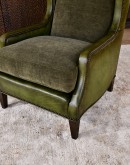 Alamo Olive Leather Chair