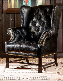 Barbarossa Tufted Leather Chair