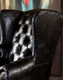 Barbarossa Tufted Leather Chair Barbarossa Tufted Leather Chair