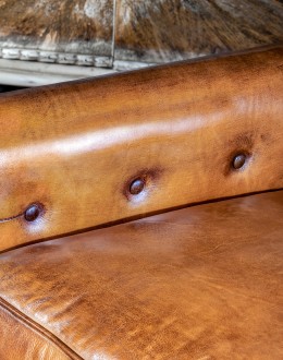 Beckett Leather Chair Vintage Style Leather Chair