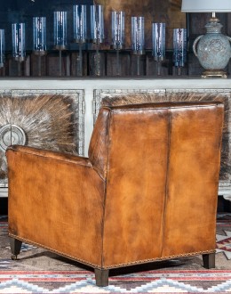 Beckett Leather Chair Vintage Style Leather Chair