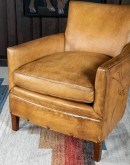 Black Elk Leather Chair