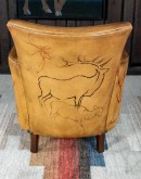 Black Elk Leather Chair