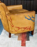 Black Elk Leather Chair