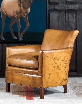 Black Elk Leather Chair Black Elk Leather Chair