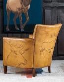 Black Elk Leather Chair