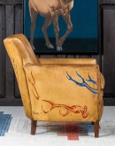 Black Elk Leather Chair