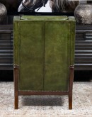 Bohicket Olive Leather Chair