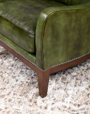 Bohicket Olive Leather Chair