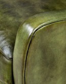 Bohicket Olive Leather Chair