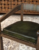Brandt Olive Leather Chair