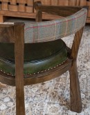 Brandt Olive Leather Chair