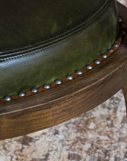 Brandt Olive Leather Chair Brandt Olive Leather Chair