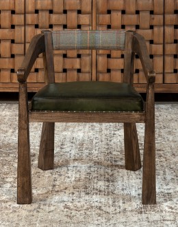 Brandt Olive Leather Chair Brandt Olive Leather Chair