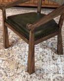 Brandt Olive Leather Chair