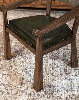 Brandt Olive Leather Chair Brandt Olive Leather Chair