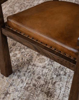 Brandt Saddle Leather Chair