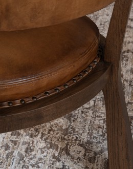 Brandt Saddle Leather Chair