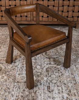 Brandt Saddle Leather Chair