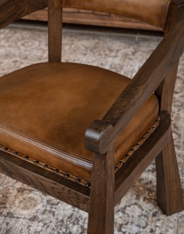 Brandt Saddle Leather Chair