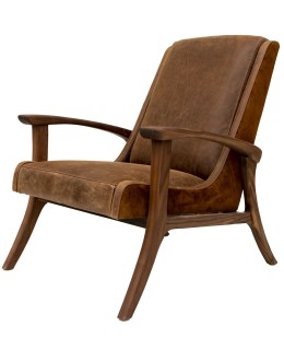 modern rustic style leather