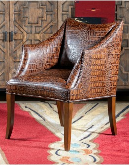 Brazos Croc Leather Chair Brazos Croc Leather Chair