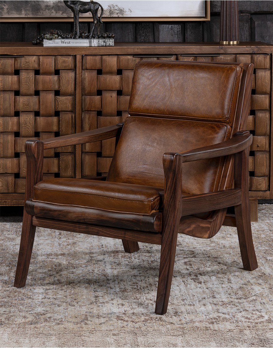 Breckenridge Saddle Leather Chair