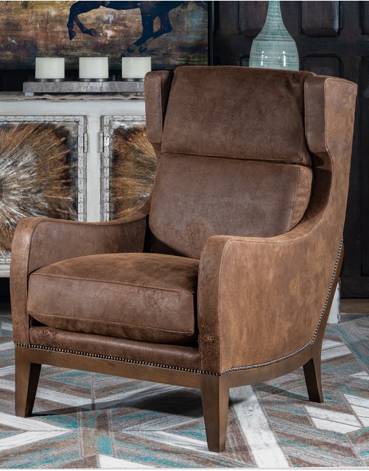 Bronco Blaze Leather Chair