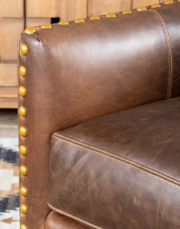 Cassidy Brown Leather Chair