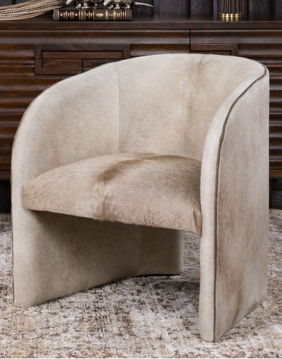 Dallas Blonde Cowhide Chair Dallas Blonde Cowhide Chair