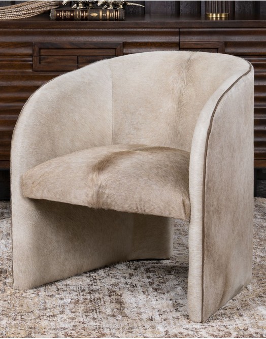 Dallas Blonde Cowhide Chair