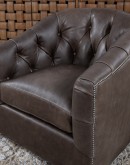 Dawson Dove Tufted Swivel Chair Dawson Dove Tufted Swivel Chair