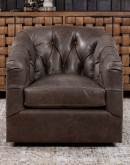 Dawson Dove Tufted Swivel Chair Dawson Dove Tufted Swivel Chair