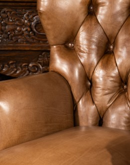 Dorchester Tufted Leather Chair