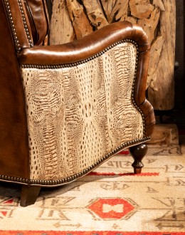 Dutton Sauvage Leather Chair