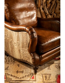 Dutton Sauvage Leather Chair