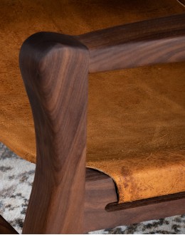 Greco Leather Sling Chair Greco Leather Sling Chair