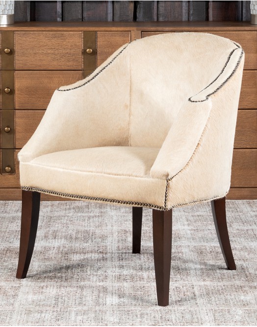 Hatfield Sand Cowhide Chair